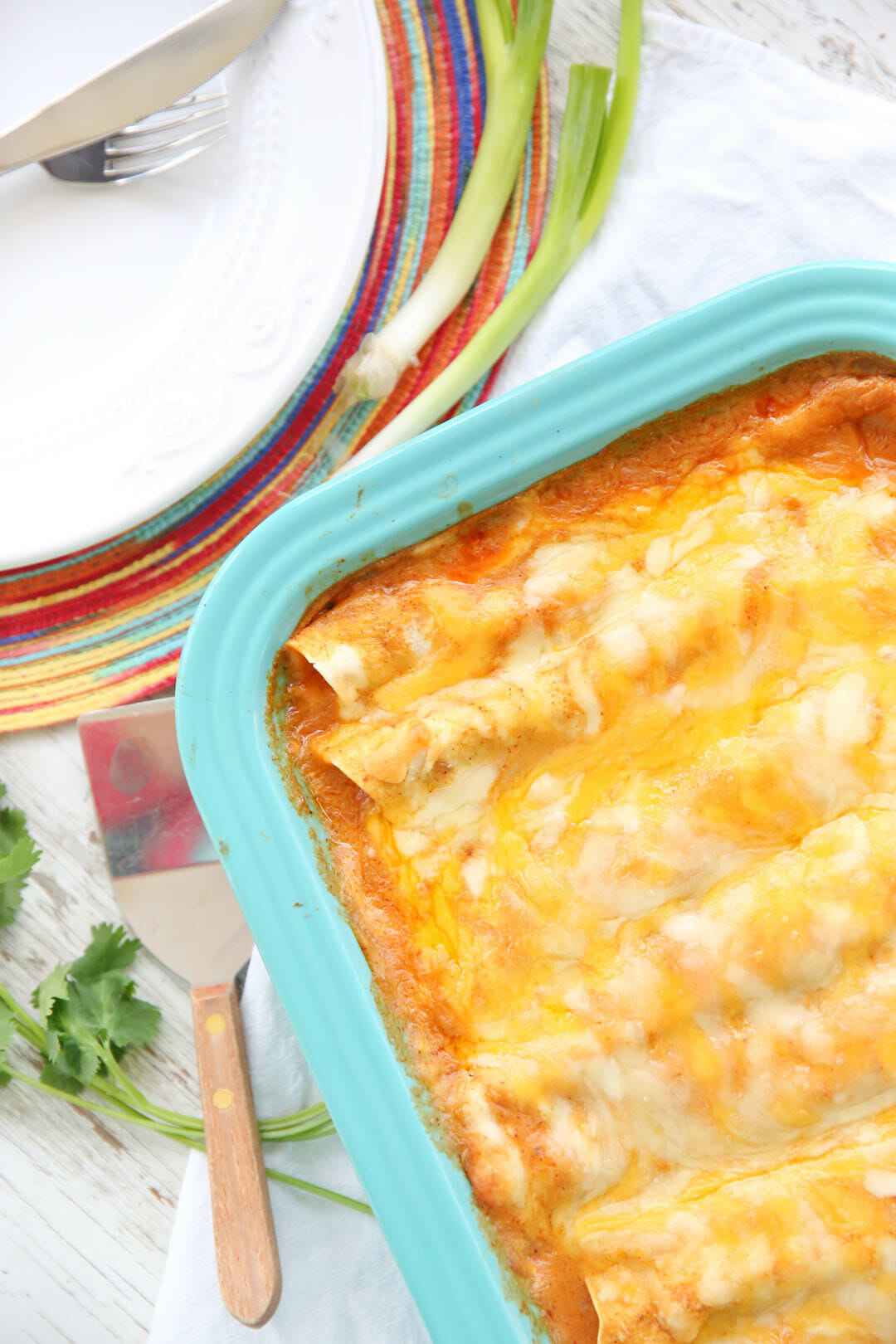 The Best Chicken Enchiladas