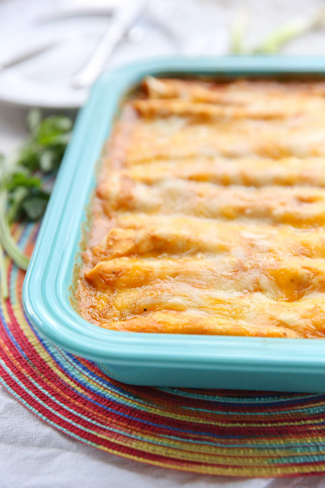 The Best Chicken Enchiladas