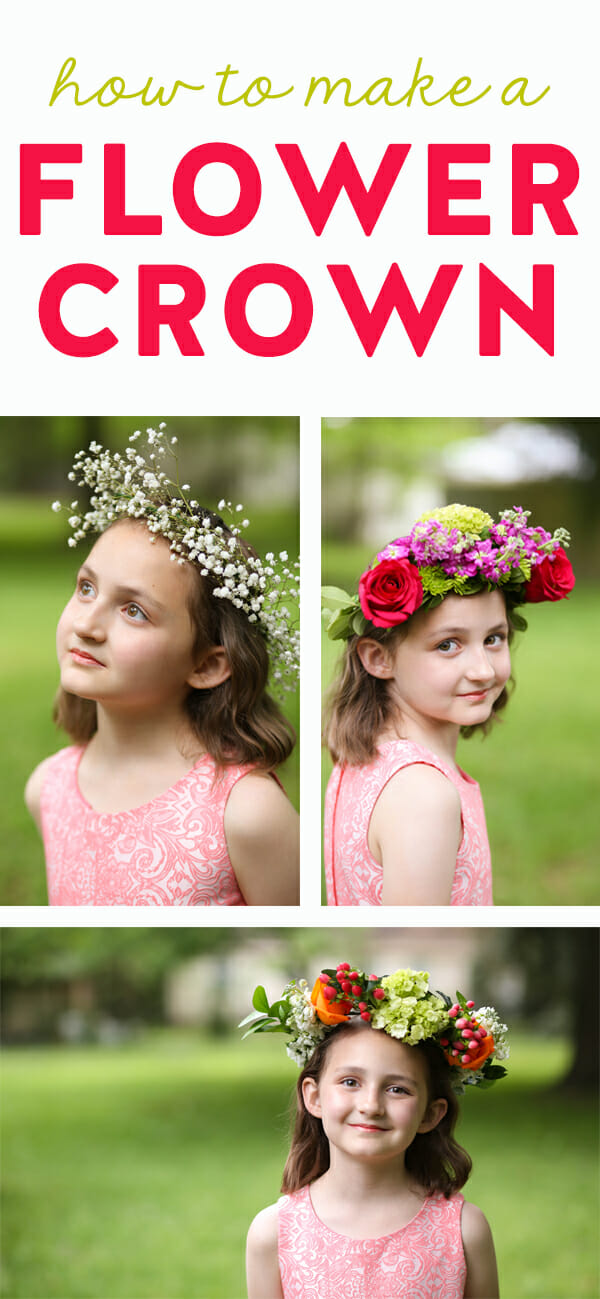 diy flower crown tutorial