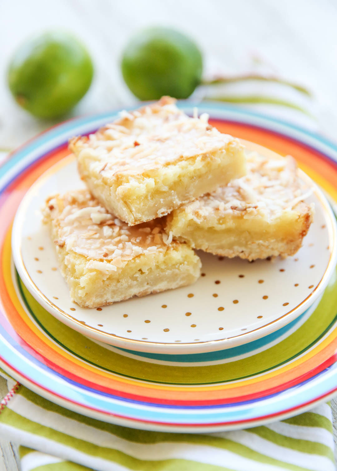 Lime Coconut Bars