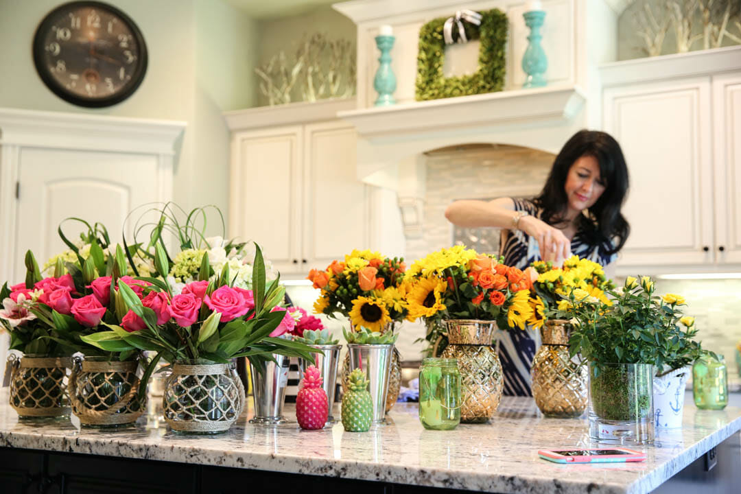 Trendy Floral Tablescapes