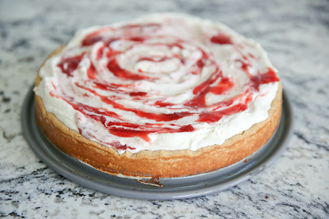 Peanut Butter Strawberry Cookie Pizza