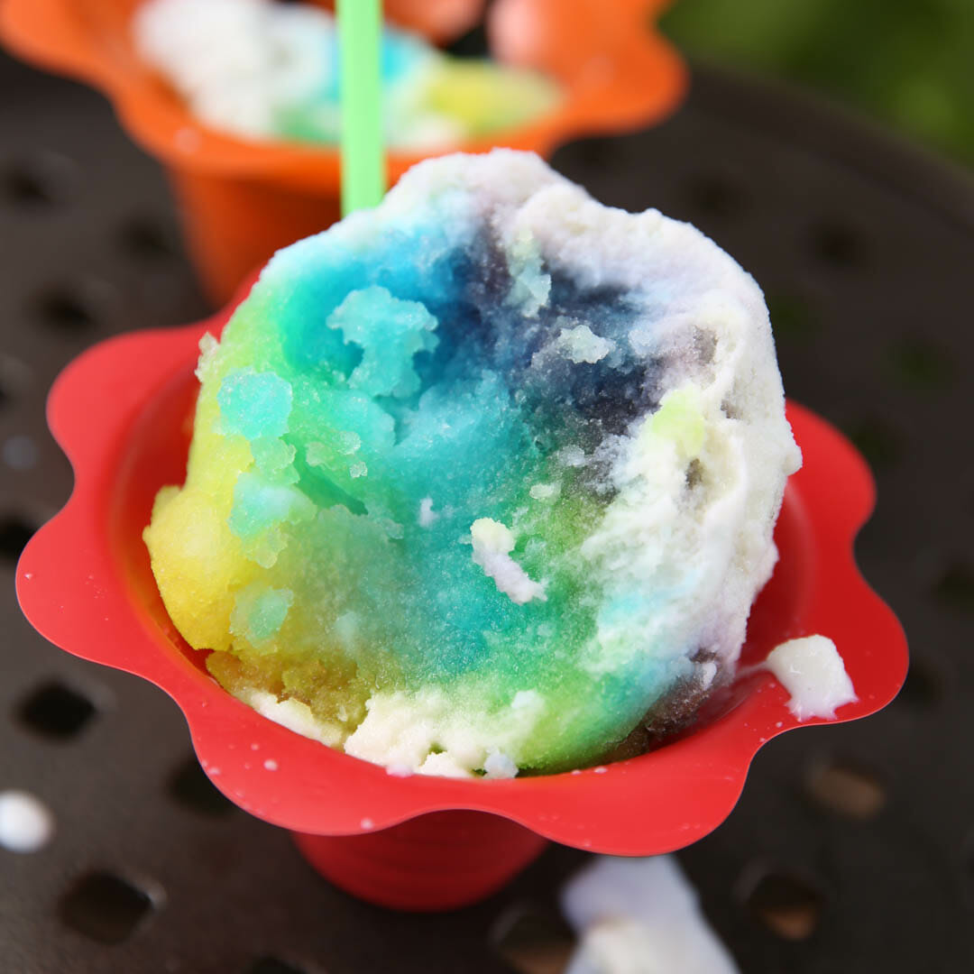 Enjoy fluffy, light-as-snow shave ice with this nifty attachment desig, Shaved  Ice