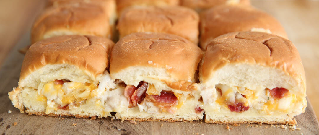 Bacon Ranch Chicken Sliders