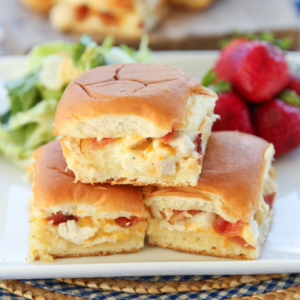 Bacon Ranch Chicken Sliders