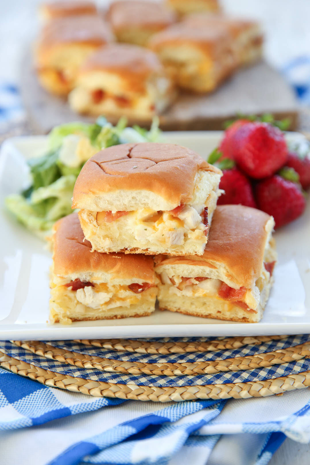 Bacon Ranch Chicken Sliders