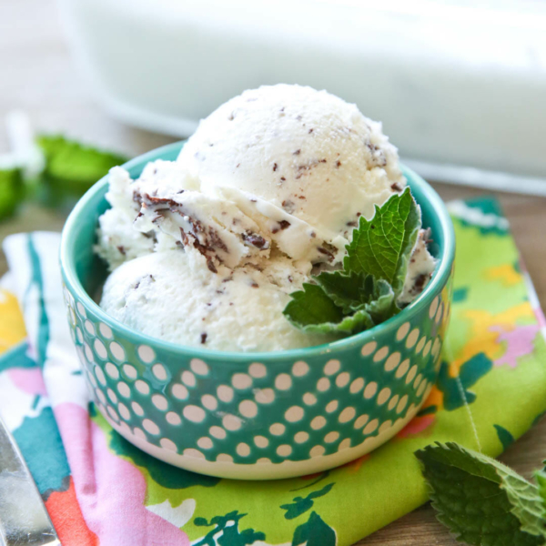 The Best Mint Chip Ice Cream Recipe - Our Best Bites