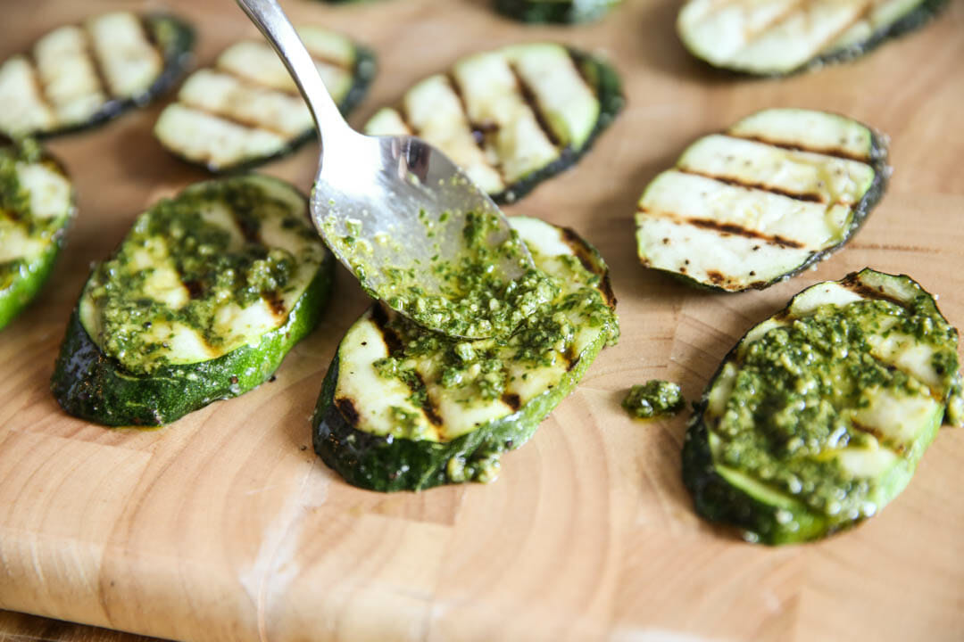 Healthy Grilled Caprese Zucchini