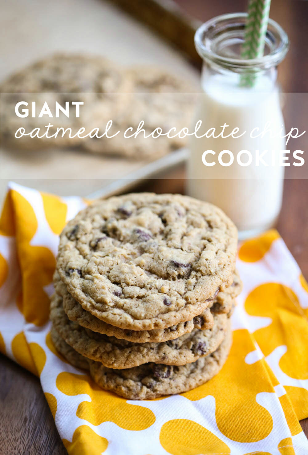 Big Giant Chocolate Chip Cookie - Our Best Bites