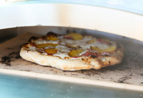 Peach-Prosciutto Pizza - Our Best Bites