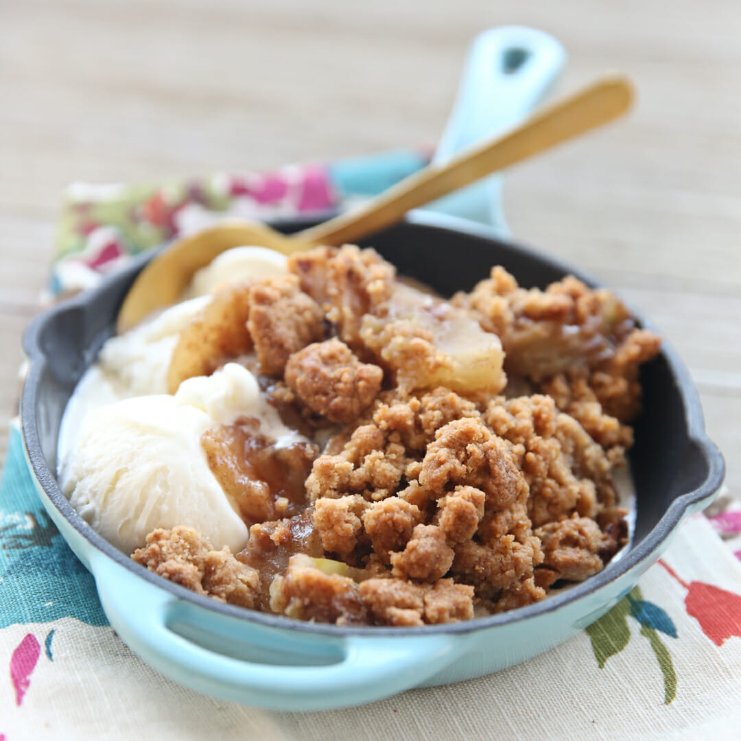 Skillet Caramel-Apple Crisp Recipe - NYT Cooking