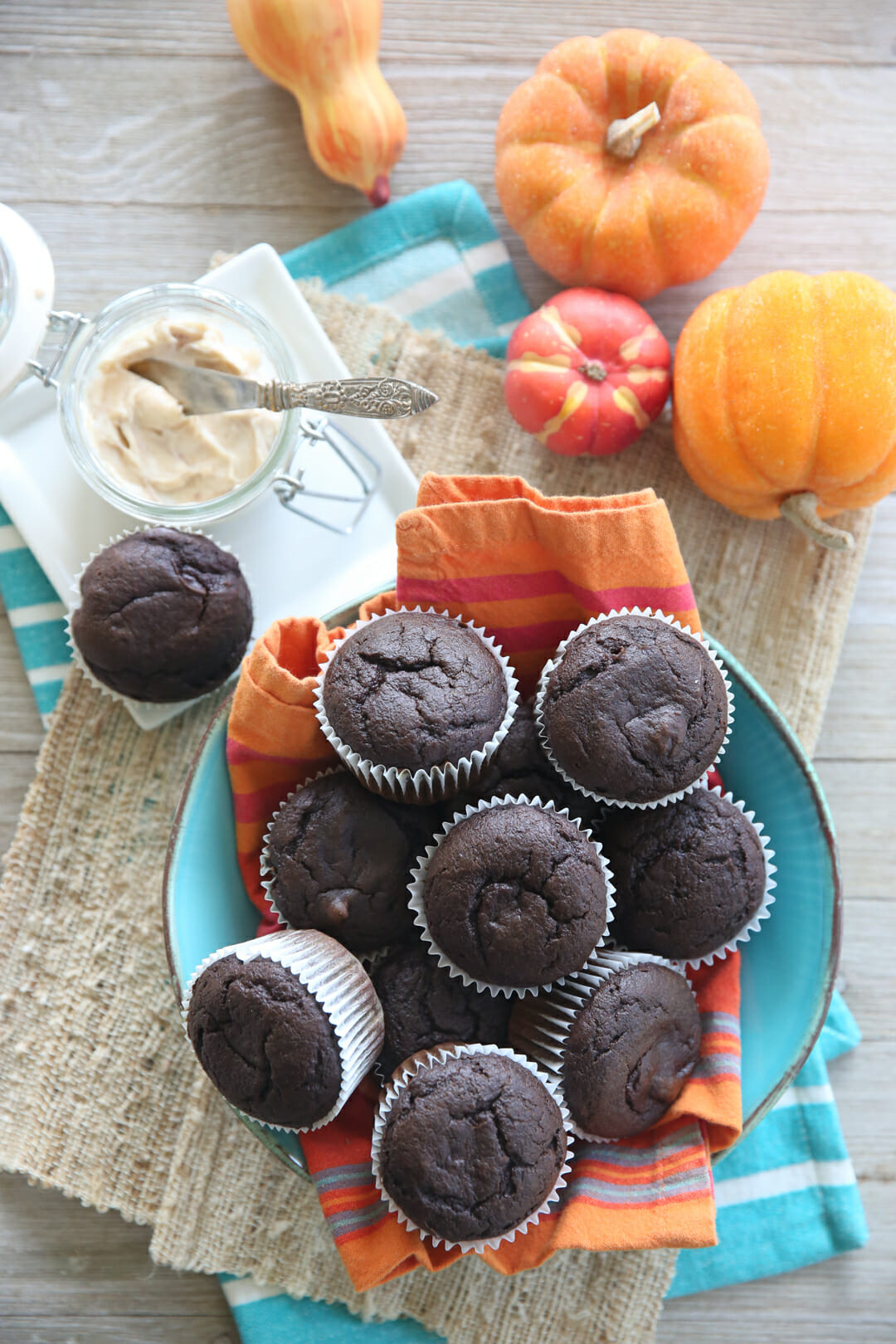 Chocolate Pumpkin Muffins