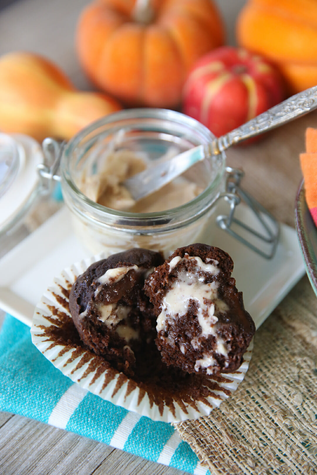 Chocolate Pumpkin Muffins