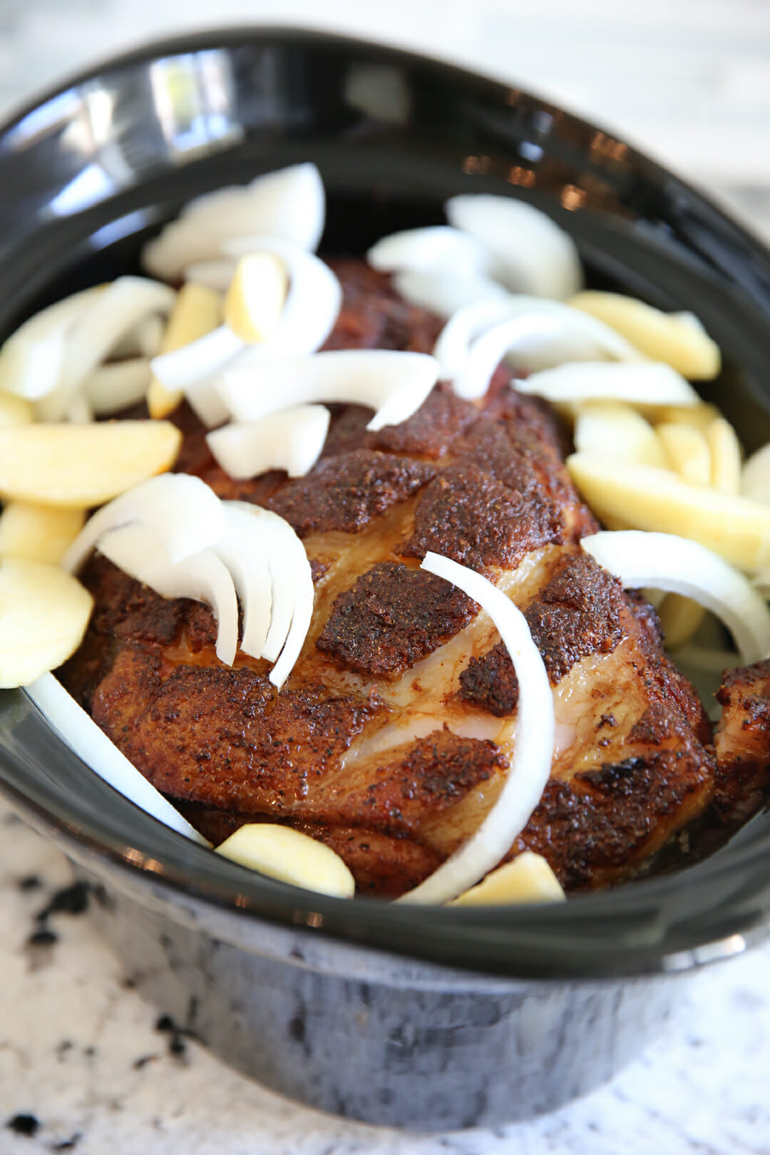 Apple Cider Braised Smoked BBQ Pulled Pork - Our Best Bites