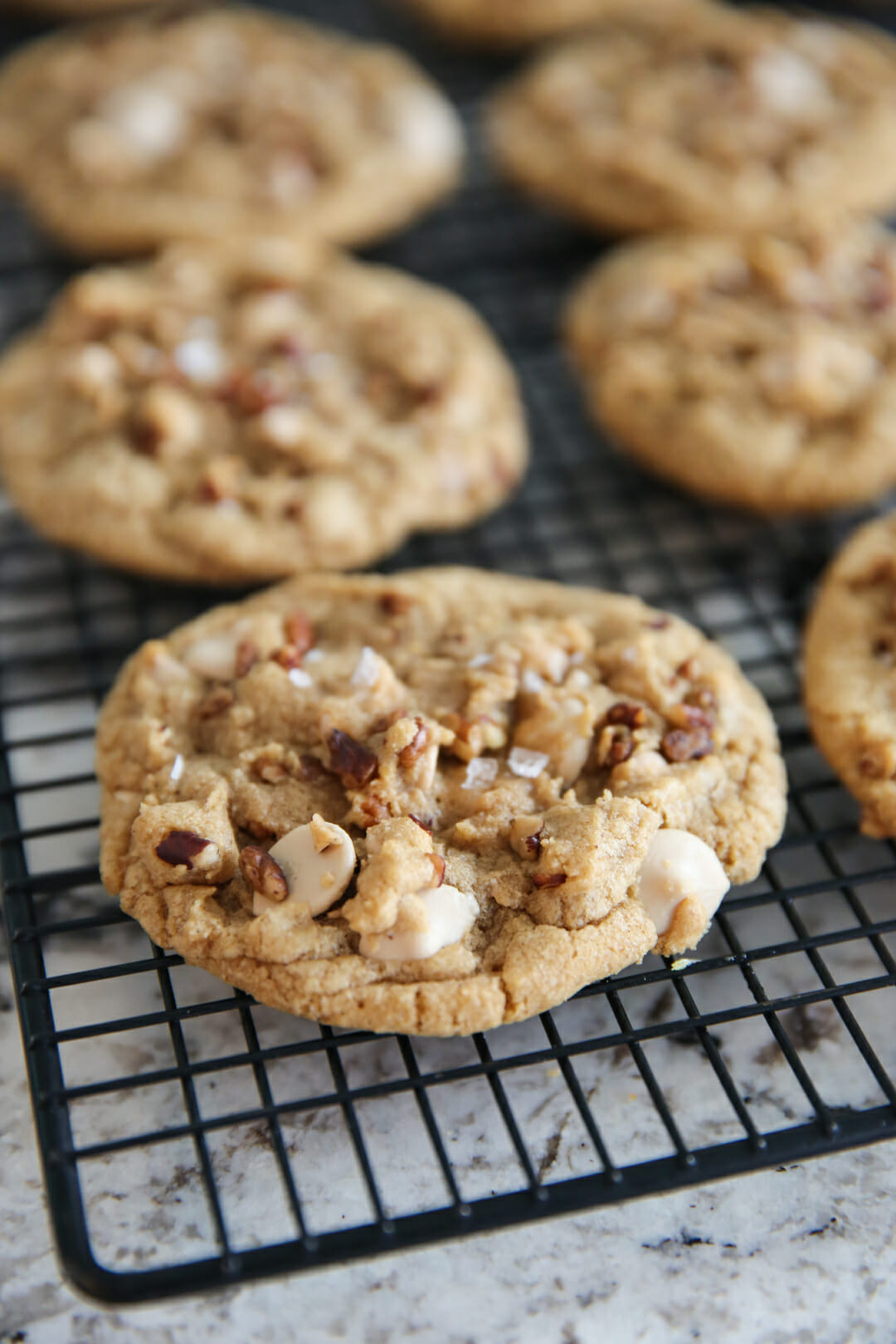 salted caramel chip cookies