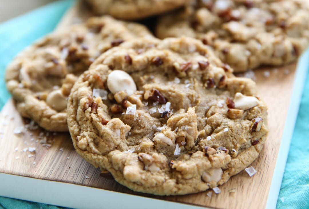 Brown Butter Salted Caramel Chip Cookies - Our Best Bites