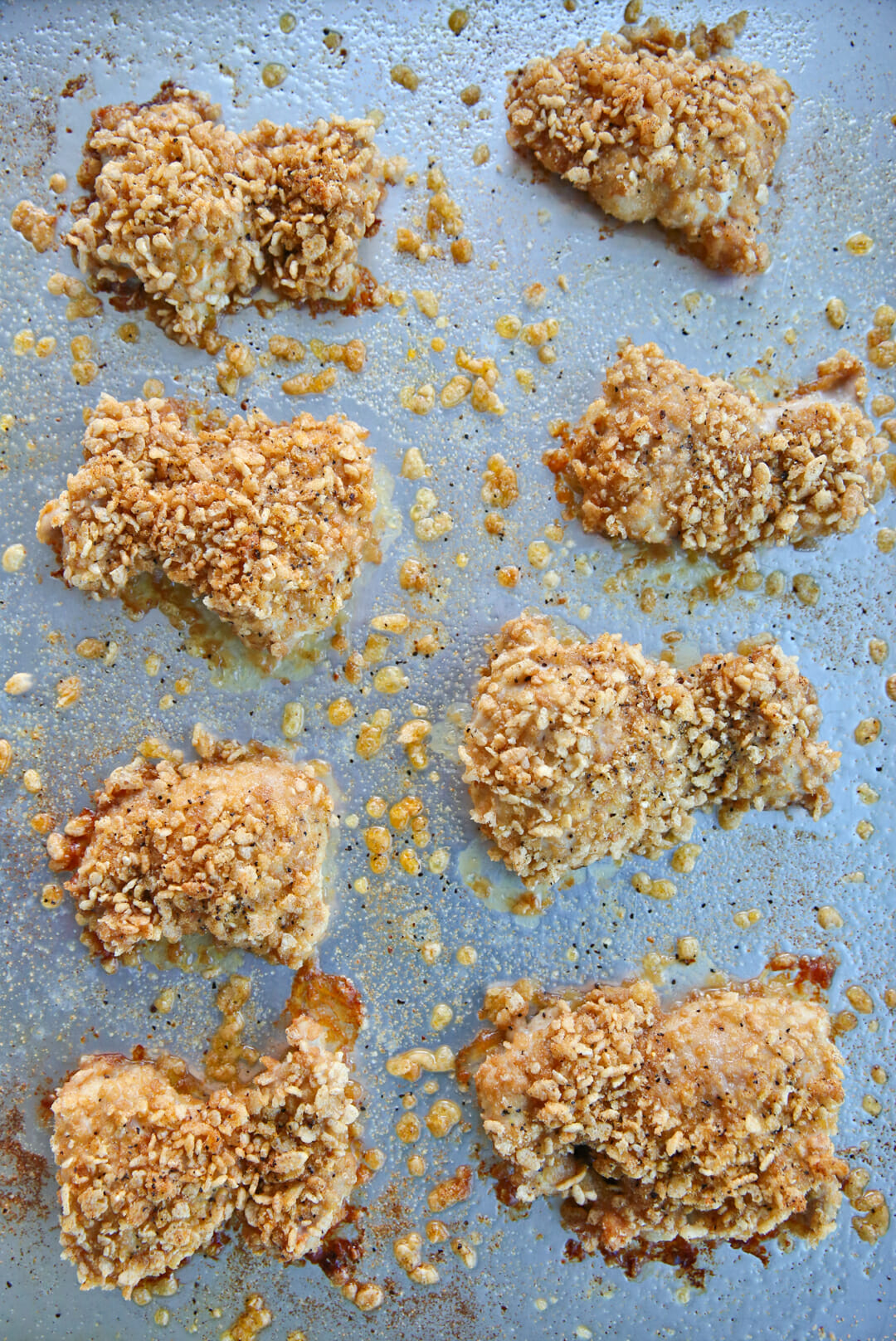 baked crispy chicken thighs