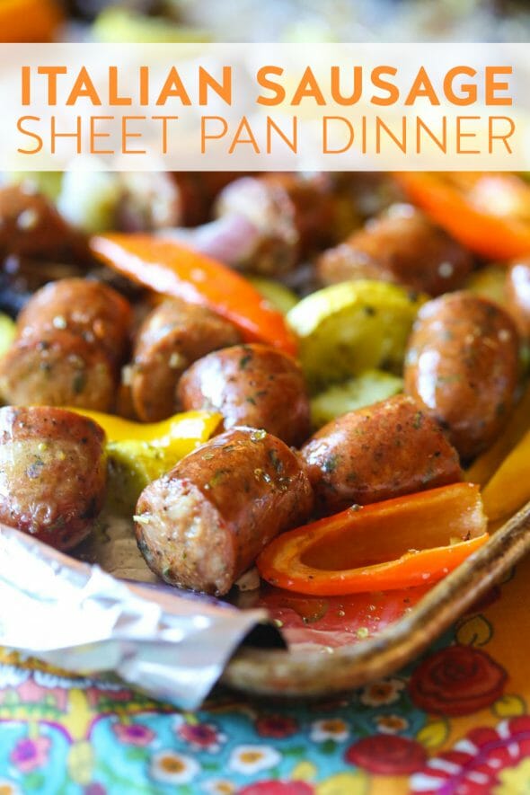 Italian Sausage Sheet Pan Dinner Our Best Bites