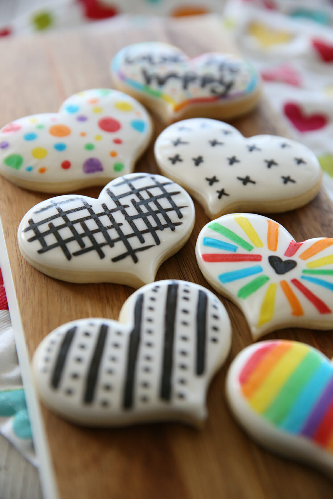 black and white sugar cookies