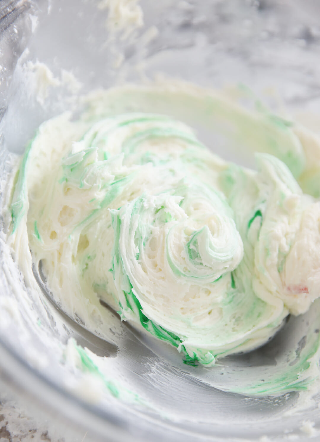 green frosting