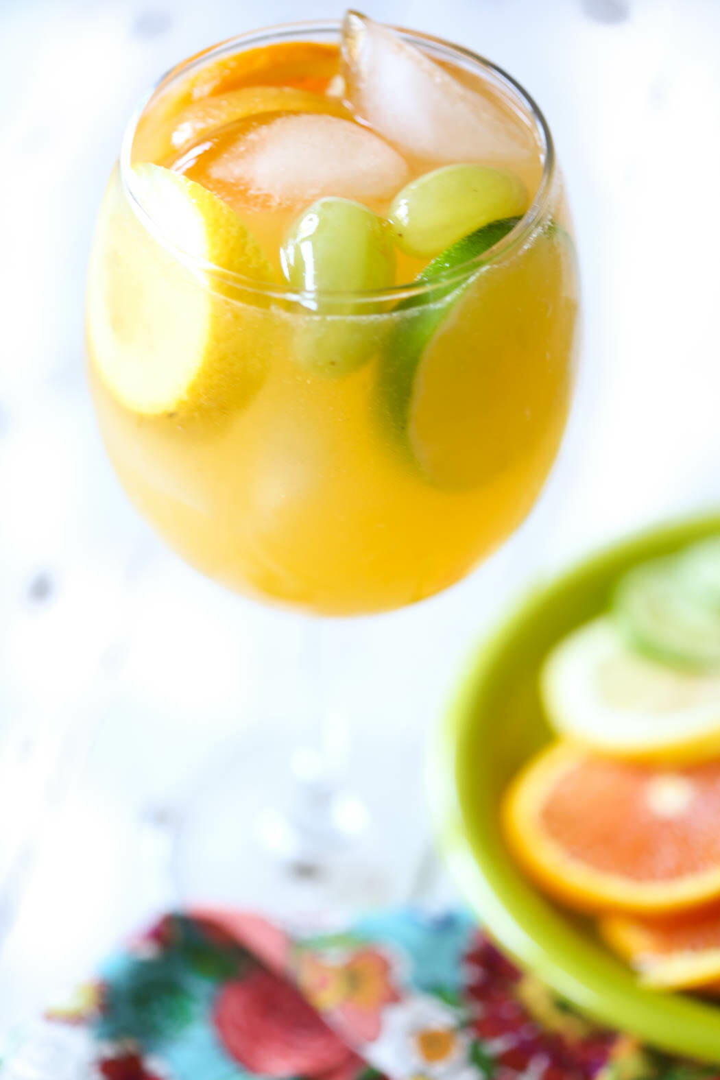 Virgin White Peach Sangria from Our Best Bites