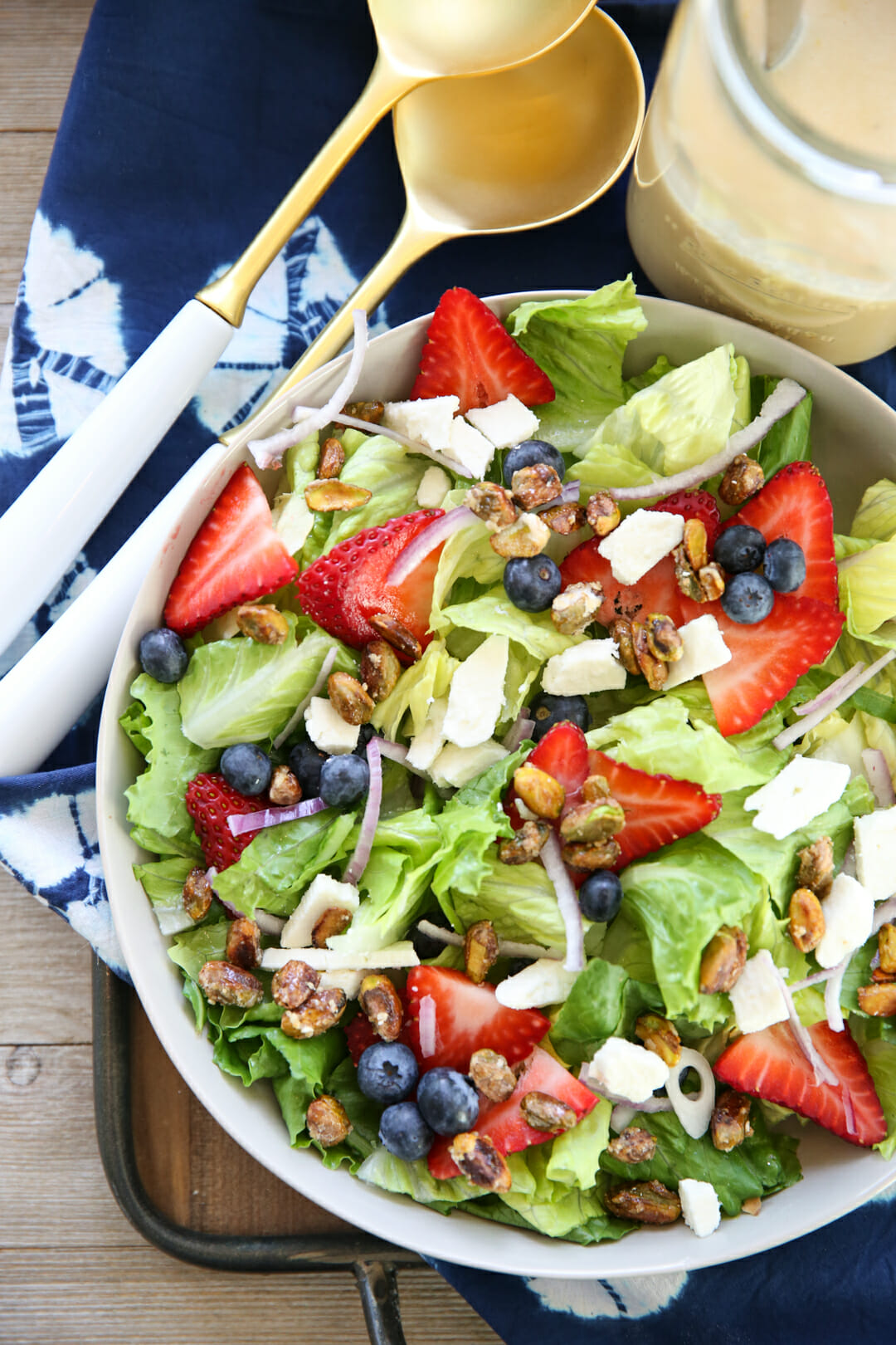 Honey Lemon Vinaigrette on Salad