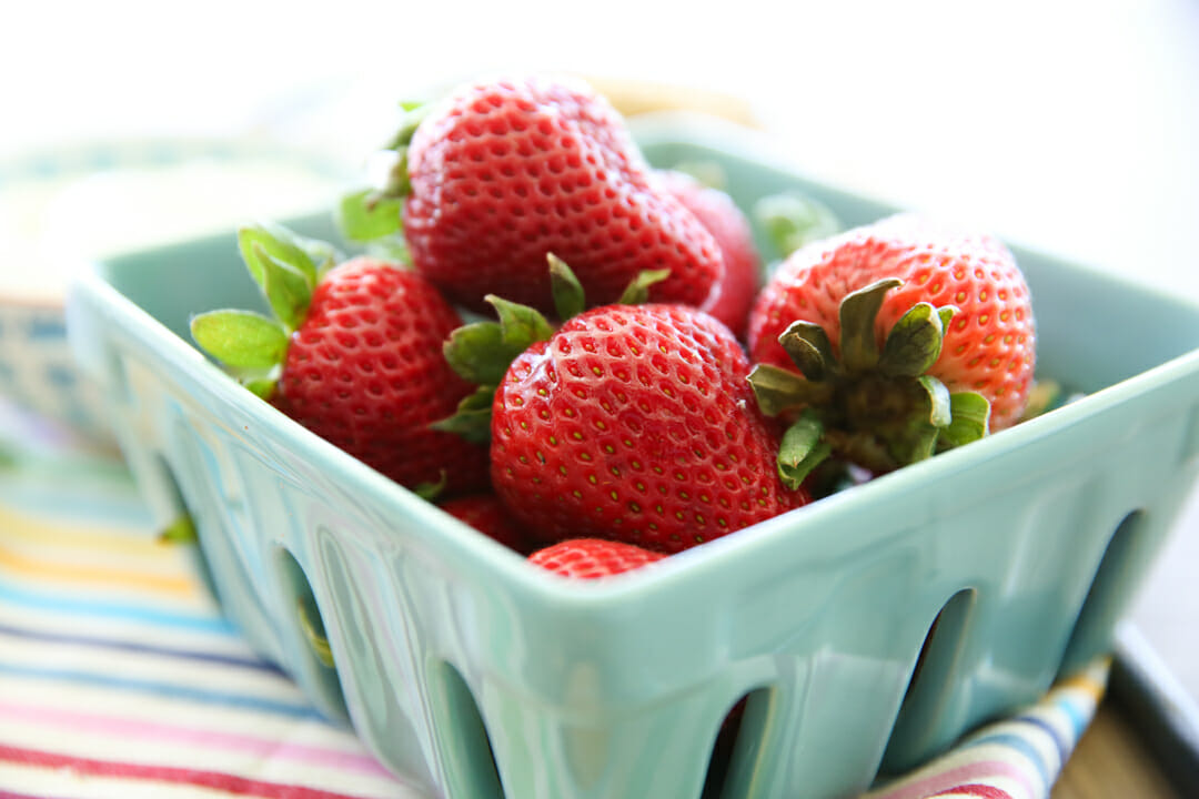 Strawberries with Sour Cream and Brown Sugar - Our Best Bites