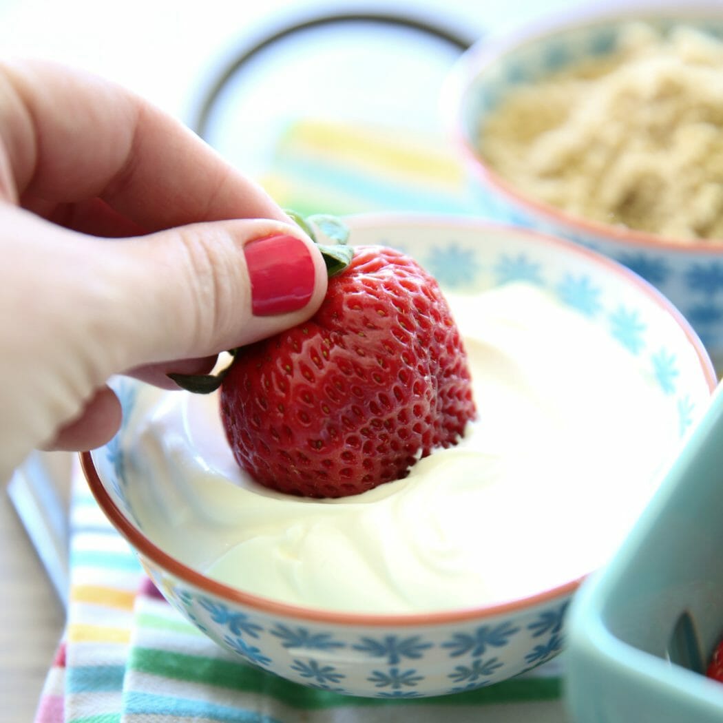 Strawberries with Sour Cream and Brown Sugar Our Best Bites