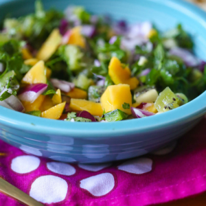 Kiwi Mango Salsa from Our Best Bites