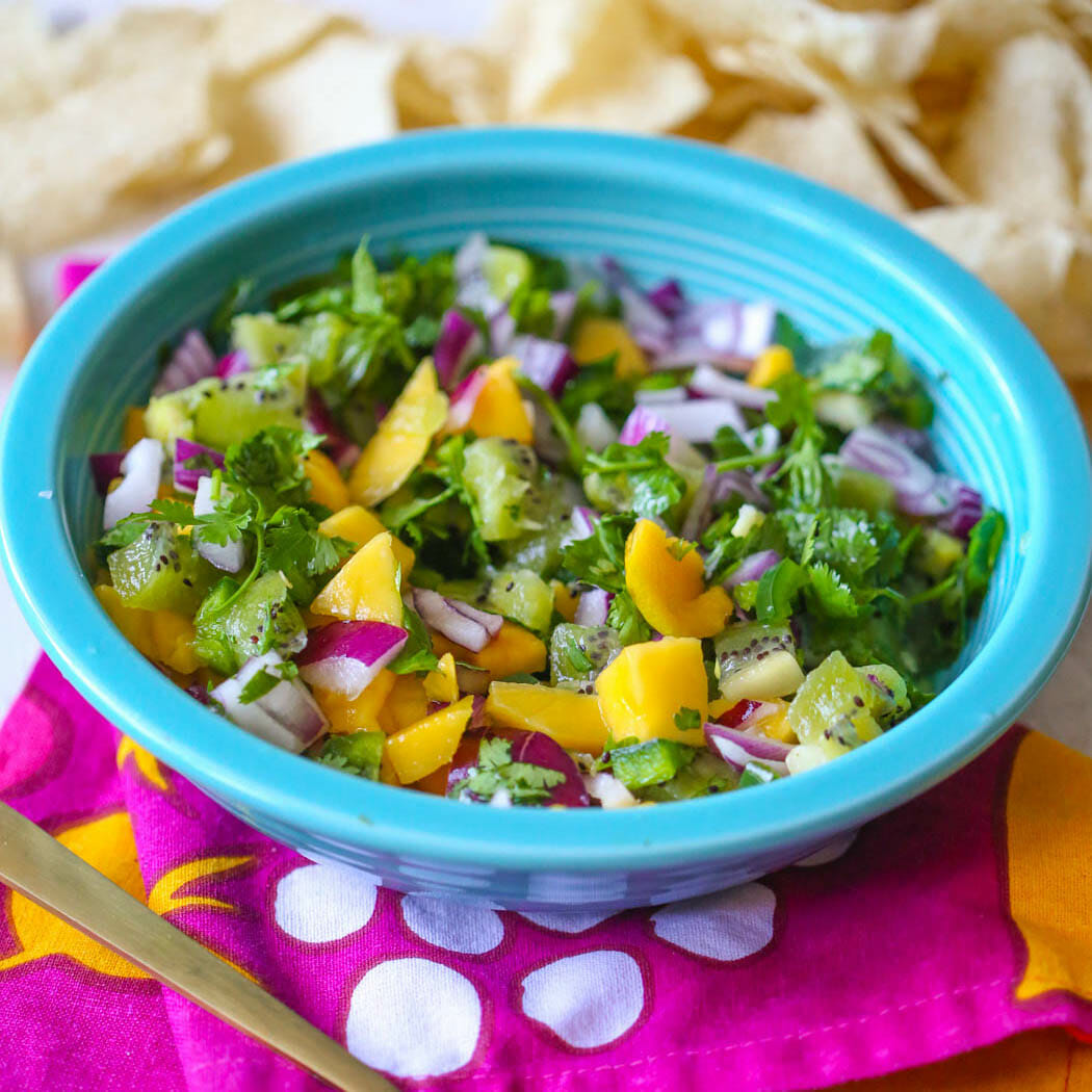 kiwi mango salsa from our best bites