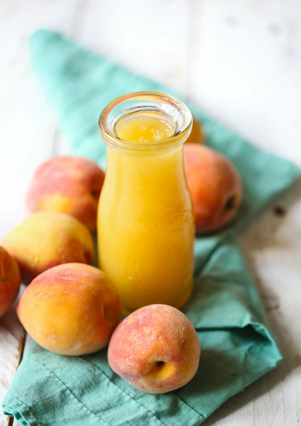 Peach Syrup from Our Best Bites