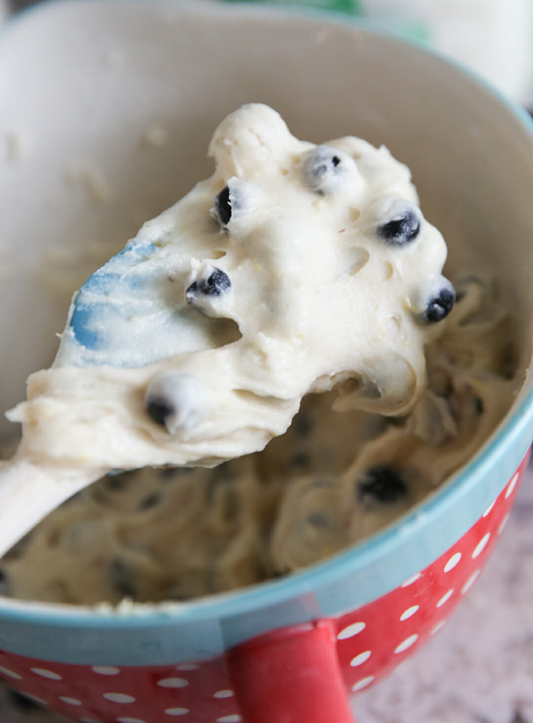 Blueberry Coffee Cake Batter