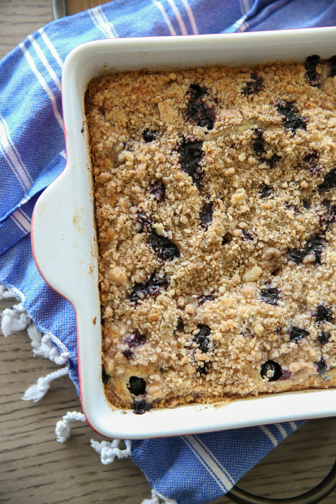 Blueberry Coffee Cake Baked