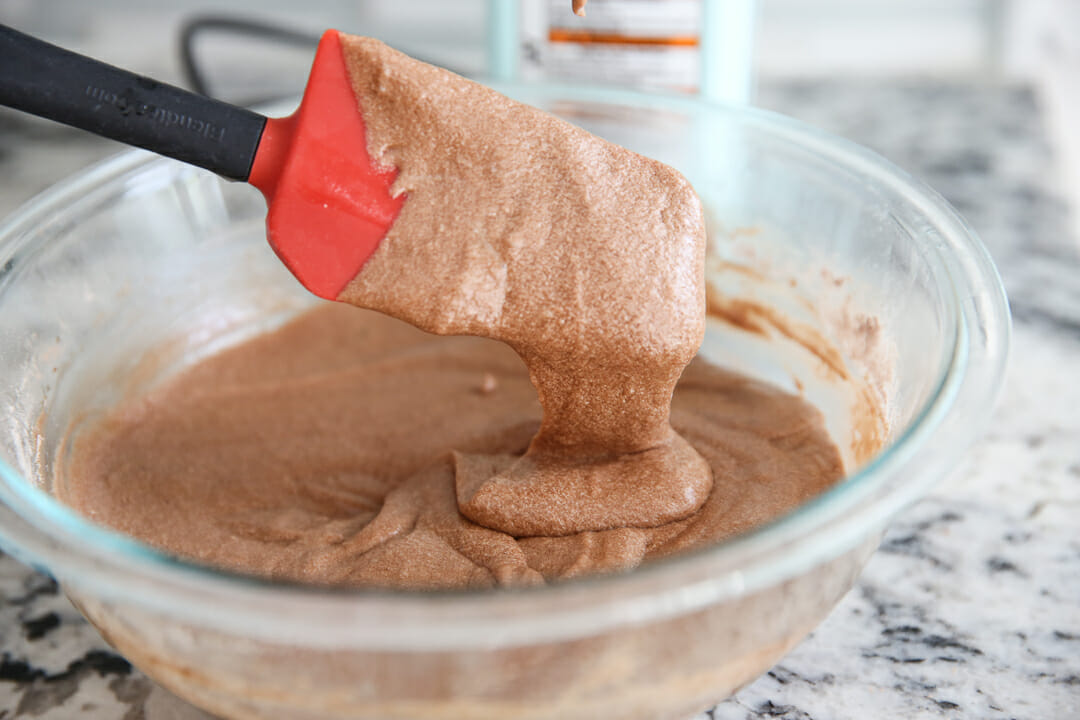 chocolate waffle cone batter