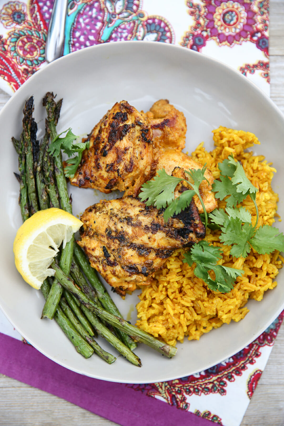 Tandoori Chicken On plate