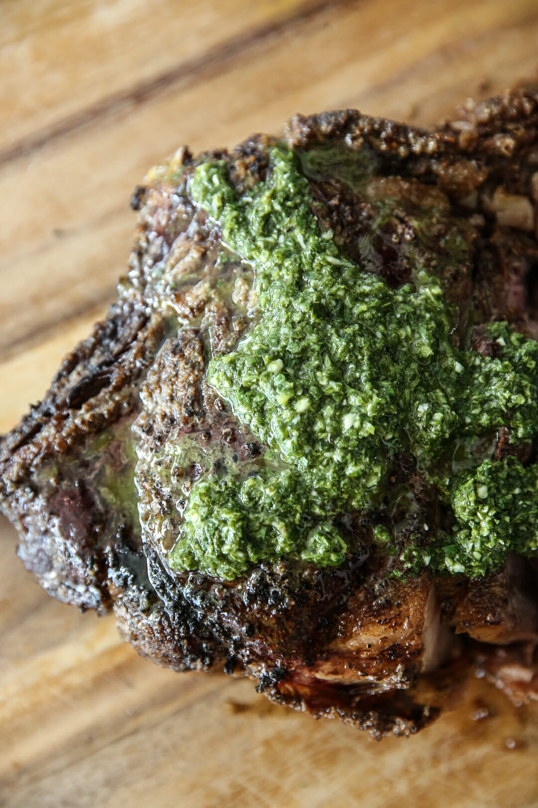 Chimichurri on Steak