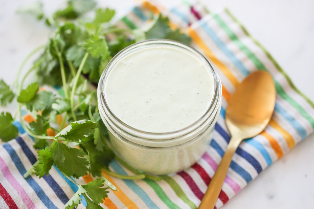 Creamy Lime Cilantro Dressing