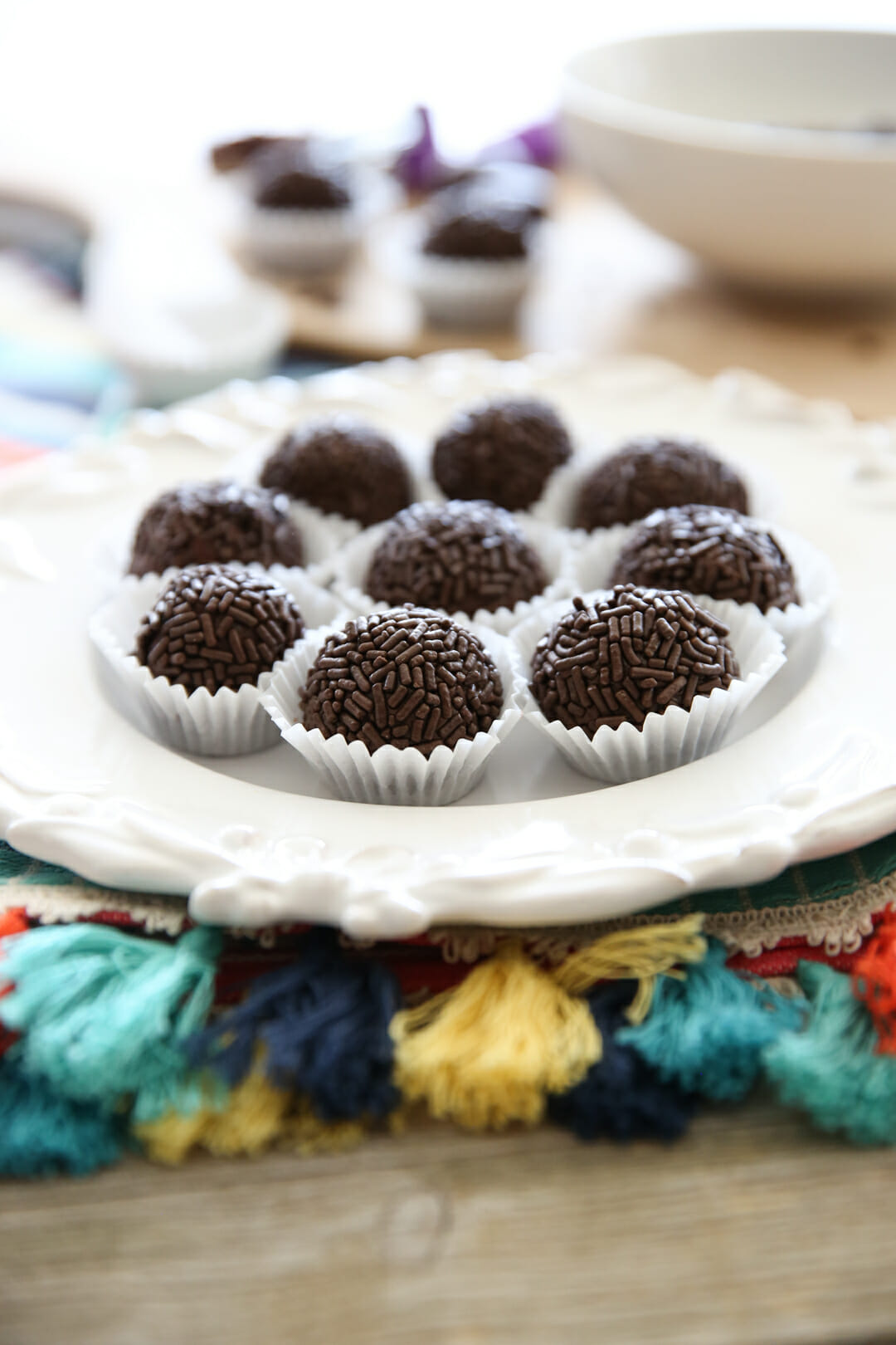 Plated Fudge Balls Recipe