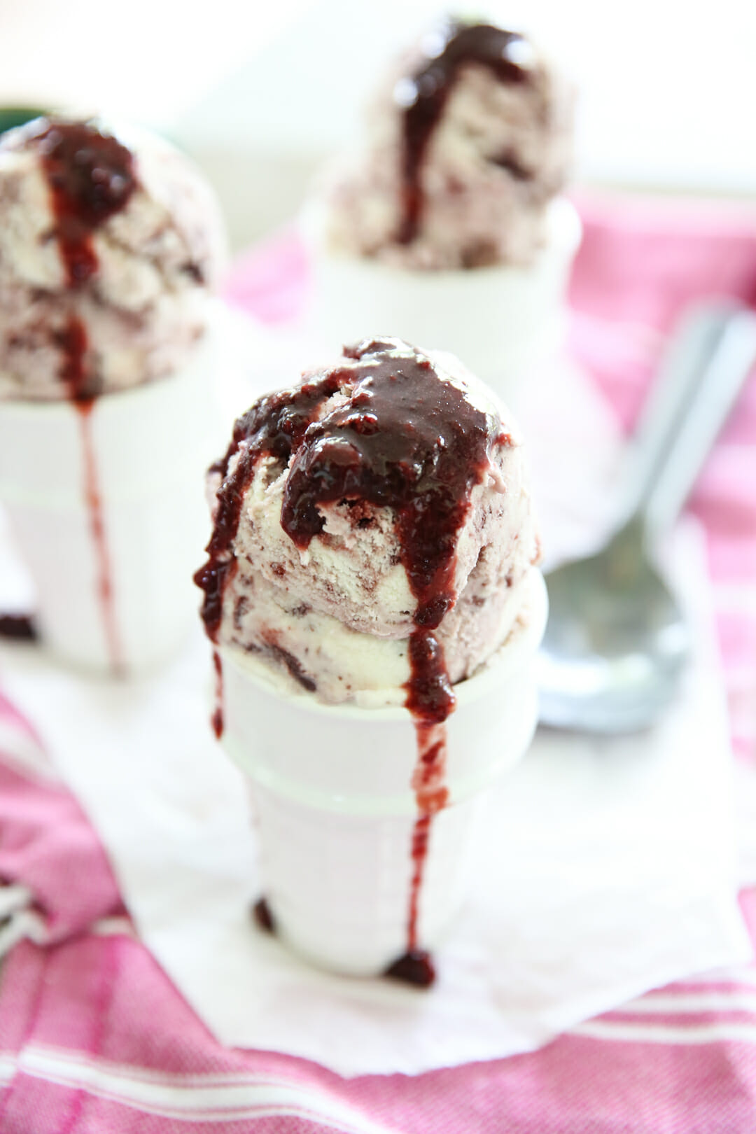 Fresh Cherry Ice Cream