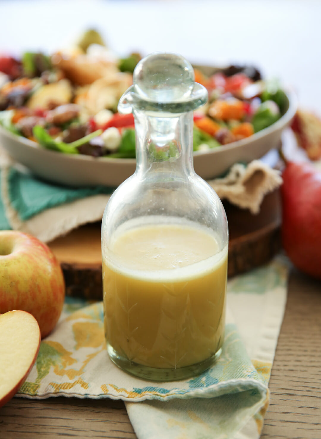 Honey Cider Vinaigrette in a blottle