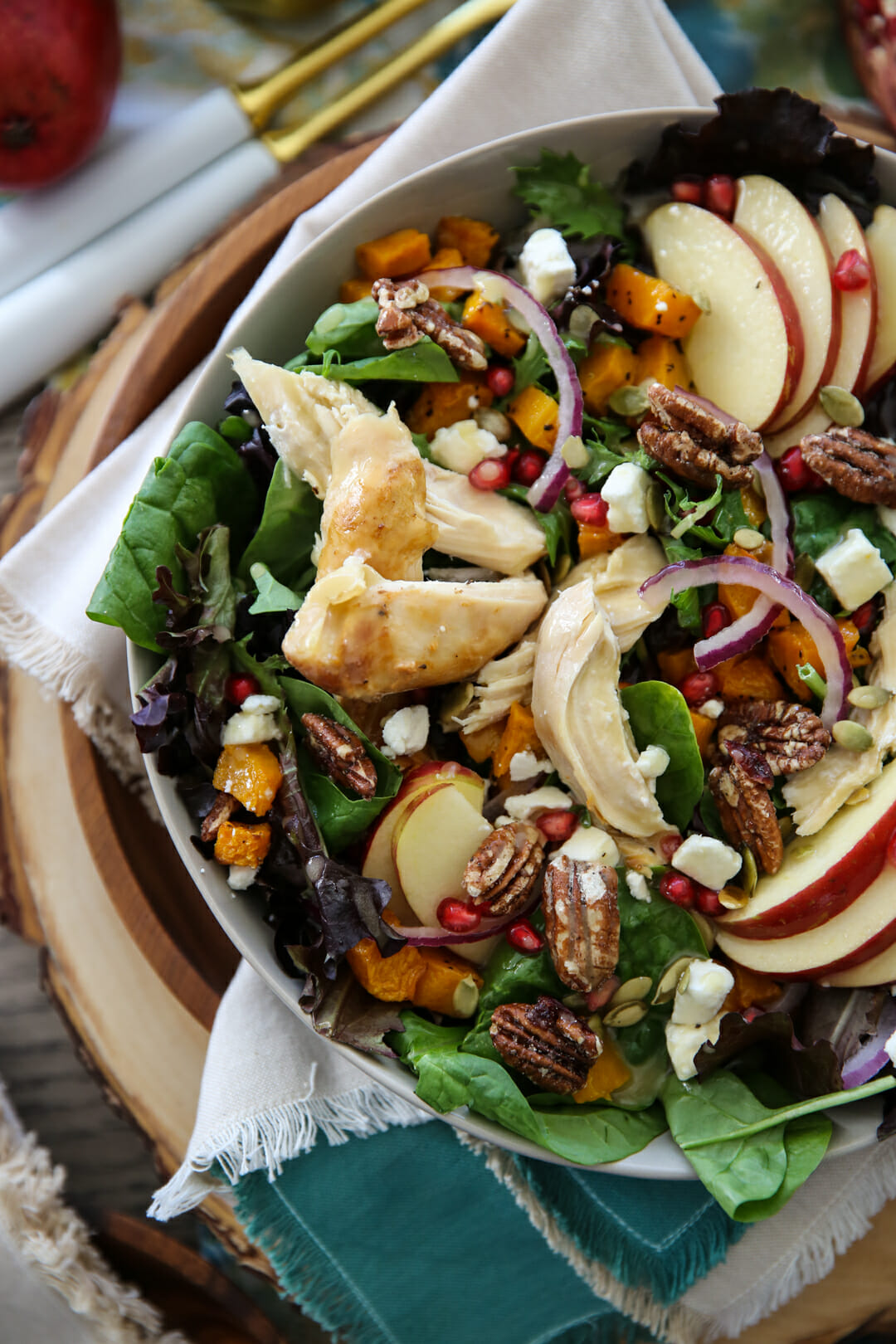 Overhead shot of Harvest Salad