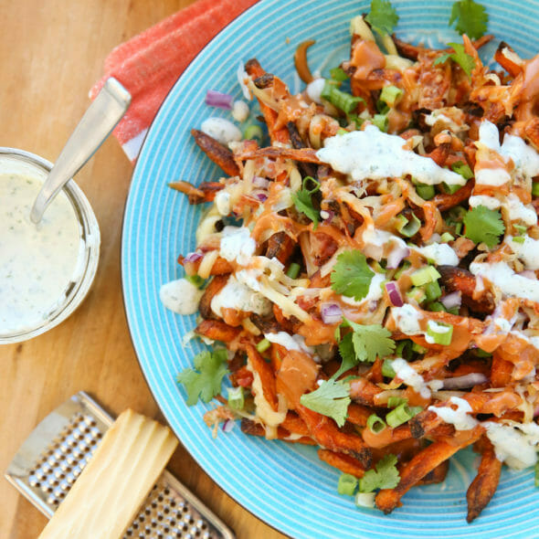 Loaded Bacon BBQ Sweet Potato Fries Our Best Bites