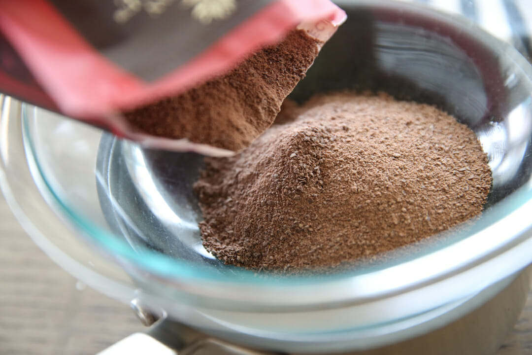 melting chocolate on double boiler