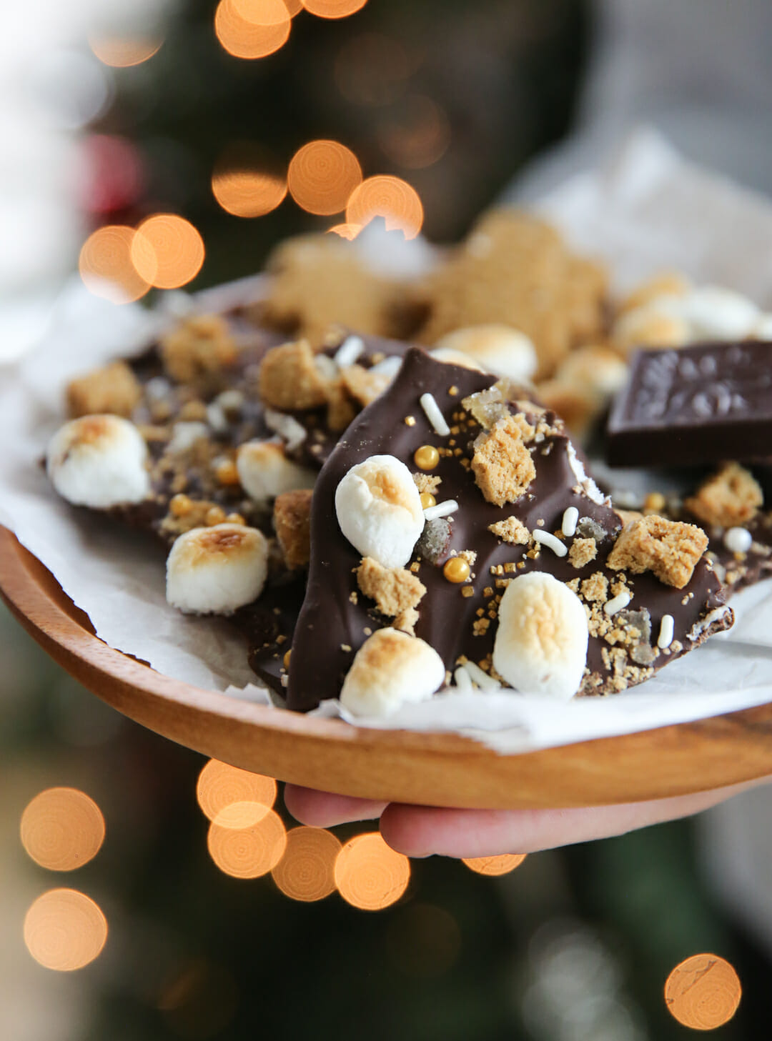 gourmet gingerbread bark