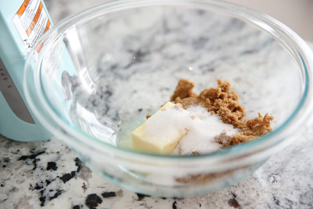 Small Batch Peppermint Bark Cookies in bowl