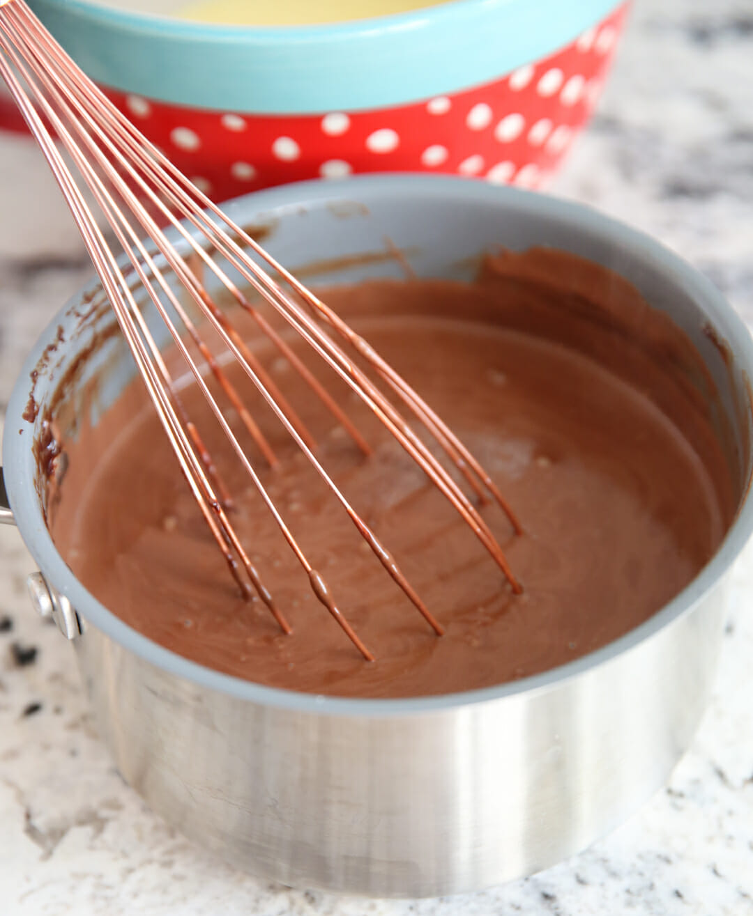 chocolate creme brulee batter