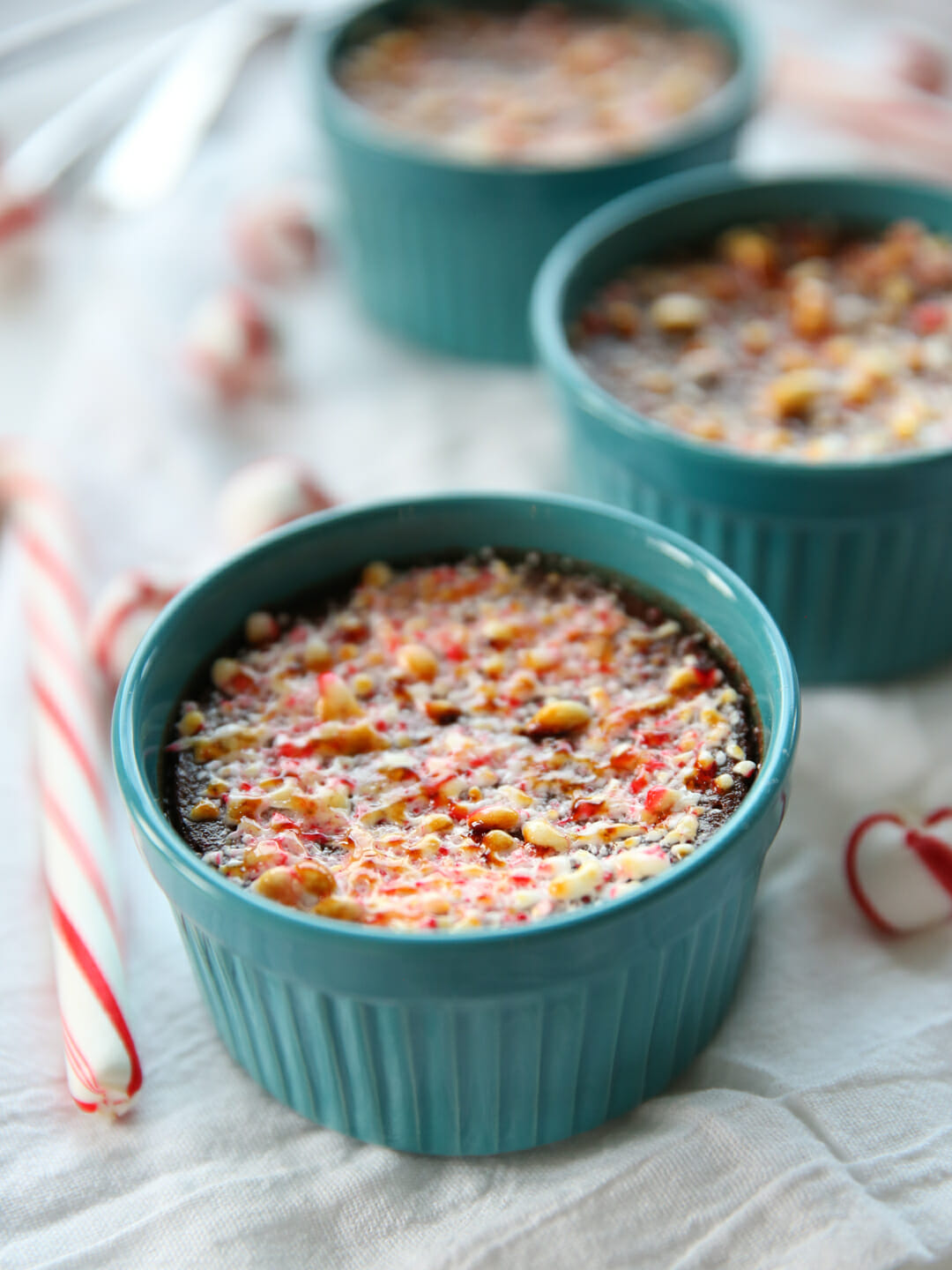 Peppermint Chocolate Creme Brulee