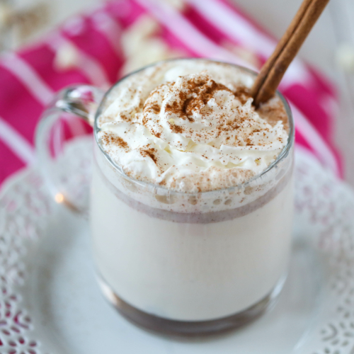 Copycat Starbucks Snickerdoodle White Hot Chocolate - Our Best Bites