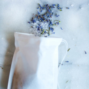 lavender bath soak tea bag