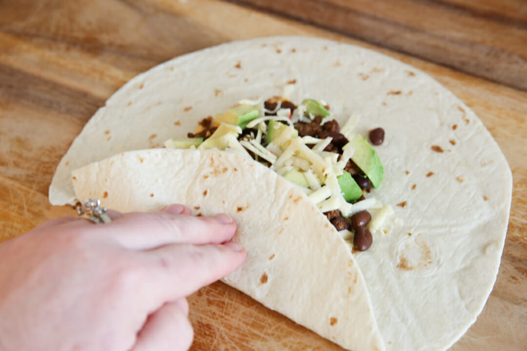 folding crunch wraps